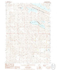 Mule Lake Nebraska Historical topographic map, 1:24000 scale, 7.5 X 7.5 Minute, Year 1985