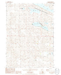 Mule Lake Nebraska Historical topographic map, 1:24000 scale, 7.5 X 7.5 Minute, Year 1985