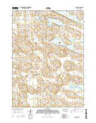 Mule Lake Nebraska Current topographic map, 1:24000 scale, 7.5 X 7.5 Minute, Year 2014