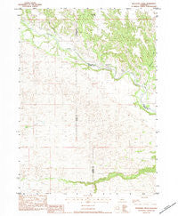 Muleshoe Creek Nebraska Historical topographic map, 1:24000 scale, 7.5 X 7.5 Minute, Year 1983