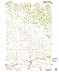 Muleshoe Creek Nebraska Historical topographic map, 1:24000 scale, 7.5 X 7.5 Minute, Year 1983