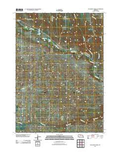 Muleshoe Creek Nebraska Historical topographic map, 1:24000 scale, 7.5 X 7.5 Minute, Year 2011