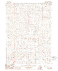 Mullen NE Nebraska Historical topographic map, 1:24000 scale, 7.5 X 7.5 Minute, Year 1987