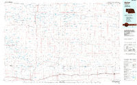 Mullen Nebraska Historical topographic map, 1:100000 scale, 30 X 60 Minute, Year 1985