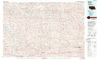Mullen Nebraska Historical topographic map, 1:100000 scale, 30 X 60 Minute, Year 1985