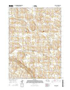 Mullen NW Nebraska Current topographic map, 1:24000 scale, 7.5 X 7.5 Minute, Year 2014