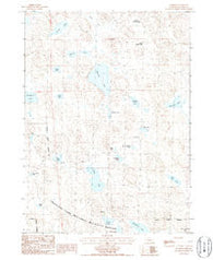 Mumper Nebraska Historical topographic map, 1:24000 scale, 7.5 X 7.5 Minute, Year 1986