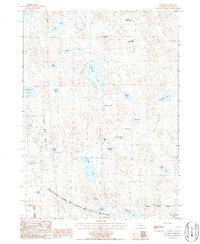 Mumper Nebraska Historical topographic map, 1:24000 scale, 7.5 X 7.5 Minute, Year 1986