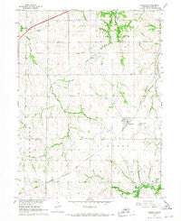 Murdock Nebraska Historical topographic map, 1:24000 scale, 7.5 X 7.5 Minute, Year 1966