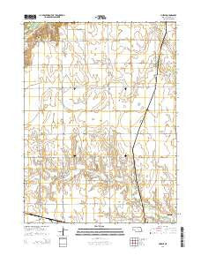 Murphy Nebraska Current topographic map, 1:24000 scale, 7.5 X 7.5 Minute, Year 2014