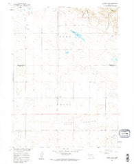 Murray Lake Nebraska Historical topographic map, 1:24000 scale, 7.5 X 7.5 Minute, Year 1960