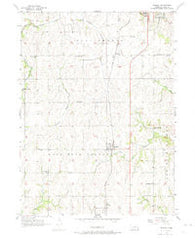Murray Nebraska Historical topographic map, 1:24000 scale, 7.5 X 7.5 Minute, Year 1956