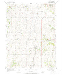 Murray Nebraska Historical topographic map, 1:24000 scale, 7.5 X 7.5 Minute, Year 1956
