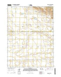 Murray Lake Nebraska Current topographic map, 1:24000 scale, 7.5 X 7.5 Minute, Year 2014