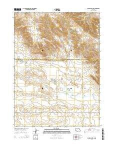Murray Lake NE Nebraska Current topographic map, 1:24000 scale, 7.5 X 7.5 Minute, Year 2014