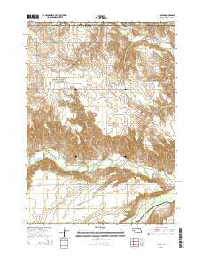 Naper Nebraska Current topographic map, 1:24000 scale, 7.5 X 7.5 Minute, Year 2014