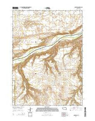 Naper SW Nebraska Current topographic map, 1:24000 scale, 7.5 X 7.5 Minute, Year 2014