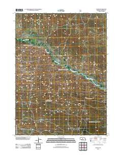 Natick Nebraska Historical topographic map, 1:24000 scale, 7.5 X 7.5 Minute, Year 2011