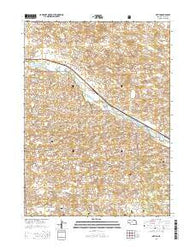 Natick Nebraska Current topographic map, 1:24000 scale, 7.5 X 7.5 Minute, Year 2014