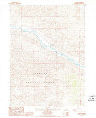 Natick Nebraska Historical topographic map, 1:24000 scale, 7.5 X 7.5 Minute, Year 1986