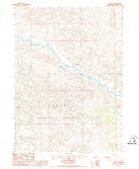 Natick Nebraska Historical topographic map, 1:24000 scale, 7.5 X 7.5 Minute, Year 1986