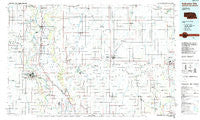Nebraska City Nebraska Historical topographic map, 1:100000 scale, 30 X 60 Minute, Year 1985