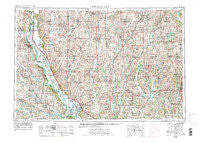 Nebraska City Nebraska Historical topographic map, 1:250000 scale, 1 X 2 Degree, Year 1955