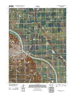 Nebraska City Nebraska Historical topographic map, 1:24000 scale, 7.5 X 7.5 Minute, Year 2011