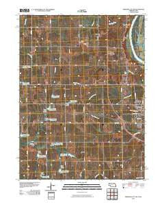 Nebraska City NW Nebraska Historical topographic map, 1:24000 scale, 7.5 X 7.5 Minute, Year 2010