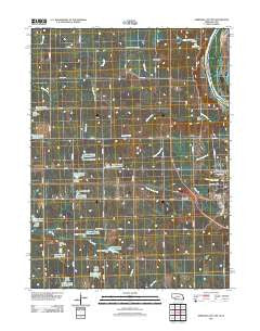 Nebraska City NW Nebraska Historical topographic map, 1:24000 scale, 7.5 X 7.5 Minute, Year 2011