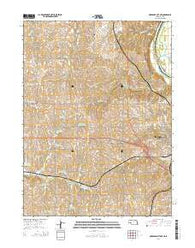 Nebraska City NW Nebraska Current topographic map, 1:24000 scale, 7.5 X 7.5 Minute, Year 2014