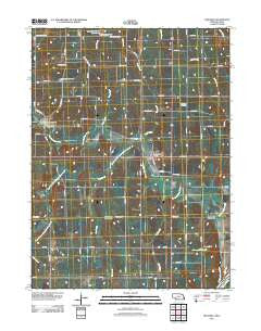 Nehawka Nebraska Historical topographic map, 1:24000 scale, 7.5 X 7.5 Minute, Year 2011