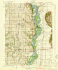 Nehawka Nebraska Historical topographic map, 1:62500 scale, 15 X 15 Minute, Year 1940