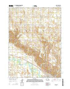 Neligh Nebraska Current topographic map, 1:24000 scale, 7.5 X 7.5 Minute, Year 2014