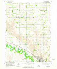 Neligh Nebraska Historical topographic map, 1:24000 scale, 7.5 X 7.5 Minute, Year 1963