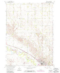 Neligh Nebraska Historical topographic map, 1:24000 scale, 7.5 X 7.5 Minute, Year 1963