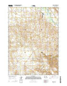 Neligh SE Nebraska Current topographic map, 1:24000 scale, 7.5 X 7.5 Minute, Year 2014