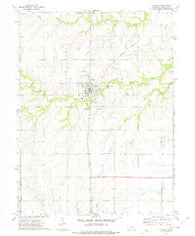 Nelson Nebraska Historical topographic map, 1:24000 scale, 7.5 X 7.5 Minute, Year 1974