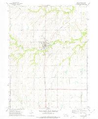 Nelson Nebraska Historical topographic map, 1:24000 scale, 7.5 X 7.5 Minute, Year 1974