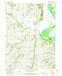 Nemaha Nebraska Historical topographic map, 1:24000 scale, 7.5 X 7.5 Minute, Year 1966