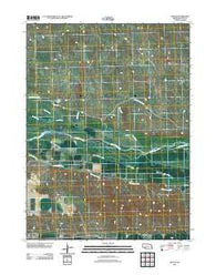 Nevens Nebraska Historical topographic map, 1:24000 scale, 7.5 X 7.5 Minute, Year 2011