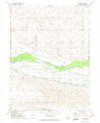 Nevens Nebraska Historical topographic map, 1:24000 scale, 7.5 X 7.5 Minute, Year 1971