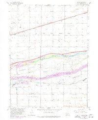 Newark Nebraska Historical topographic map, 1:24000 scale, 7.5 X 7.5 Minute, Year 1962