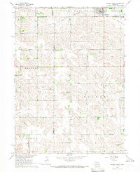 Newman Grove Nebraska Historical topographic map, 1:24000 scale, 7.5 X 7.5 Minute, Year 1966
