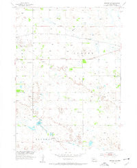 Newport SW Nebraska Historical topographic map, 1:24000 scale, 7.5 X 7.5 Minute, Year 1954