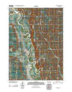 Nickerson Nebraska Historical topographic map, 1:24000 scale, 7.5 X 7.5 Minute, Year 2011