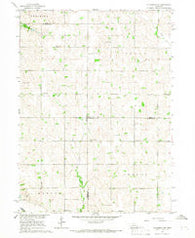 Nickerson NW Nebraska Historical topographic map, 1:24000 scale, 7.5 X 7.5 Minute, Year 1966
