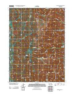 Nickerson NE Nebraska Historical topographic map, 1:24000 scale, 7.5 X 7.5 Minute, Year 2011