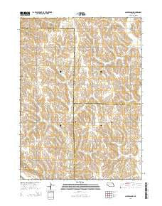 Nickerson NW Nebraska Current topographic map, 1:24000 scale, 7.5 X 7.5 Minute, Year 2014