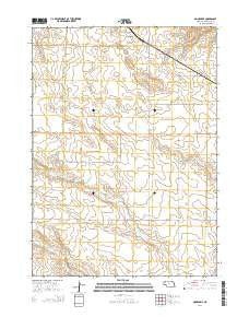Nonpareil Nebraska Current topographic map, 1:24000 scale, 7.5 X 7.5 Minute, Year 2014